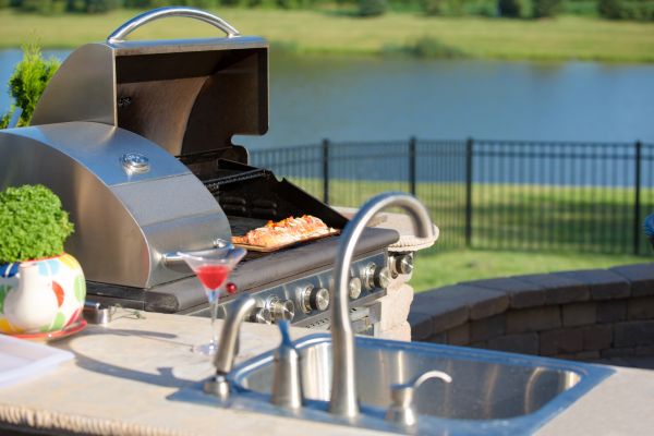 Cost of Outdoor Kitchen Plumbing in Parker
